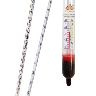 Cam Sakarometre (Brix/Balling, 20 °C) · 30-40 °Bx — 2900TC030/20-qp · Alla France