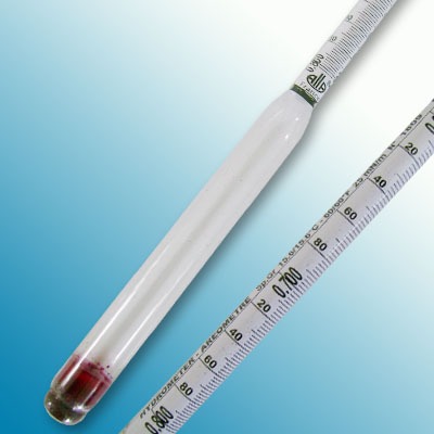 Cam Hidrometre · 1.000–1.200 g/mL, 20 °C referans — Alla France 3020FG100/20-qp