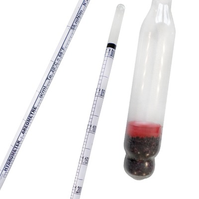 Cam Hidrometre · 1.600–1.900 g/mL, 20 °C referans — Alla France 3030FG160/20-qp