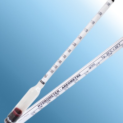 Cam Hidrometre · 1.000–1.500 g/mL, 20 °C referans — Alla France 3050FG100/20-qp
