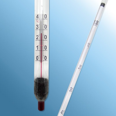 Cam Hidrometre · 1.000–1.060 g/mL, 15 °C referans — Alla France 3600T100/15-qp