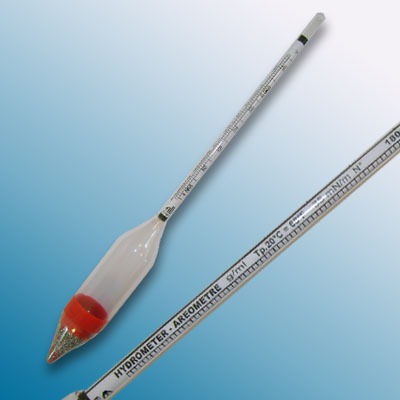 Cam Hidrometre · 1.415–1.485 g/mL, 20 °C referans — Alla France 3700FC141/20-qp