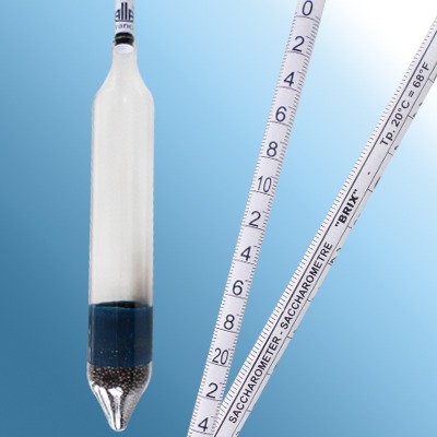 Sakarometre (Brix hidrometresi) · 0-30 °Brix / % Brix · 20 °C — 3970FC00/20-qp · Alla France