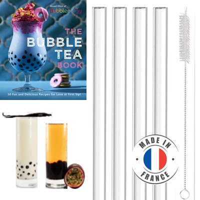 Ekolojik Cam Pipet/Kalın (Bubble Tea) · 4 adet — 4200-003 · Alla France