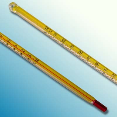 Cam Termometre · -10…+110 °C, polyolefin güvenlik kaplamalı — Alla France 5150T110-qp
