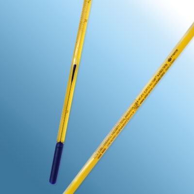 Cam Termometre · ASTM S120C / ASTM 92C Benzeri, +36.8…+41.4 °C — Alla France 5850.120-qp
