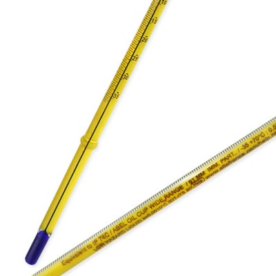 ASTM/IP Referans Termometresi · IP 74C · -35+70 °C — 5860E074-qp · Alla France