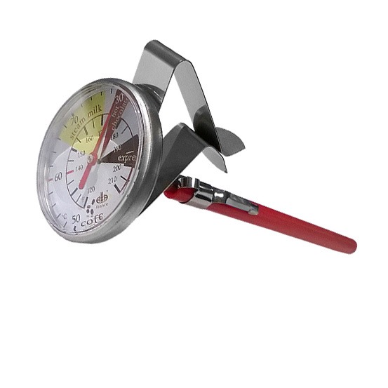 Kadran (Dial) Termometre· Kahve/Süt · prob 200 · +50…+100 °C (+120…+210 °F) — 70000-011/F · Alla France