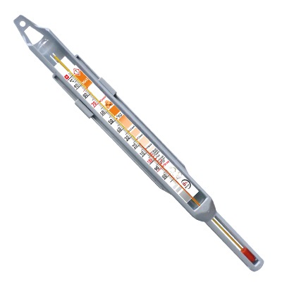 Şeker (candy) termometresi · +80 … +200 °C · Gri kılıf — 8010G201-vr · Alla France