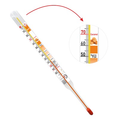 Şeker (candy) termometresi · +80 … +200 °C — 8010R201-qp · Alla France