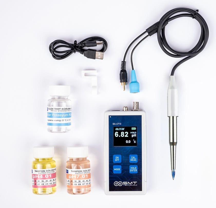pH Metre · Saplama-tip prob, süt/gıda için — BA4710-S · SMT