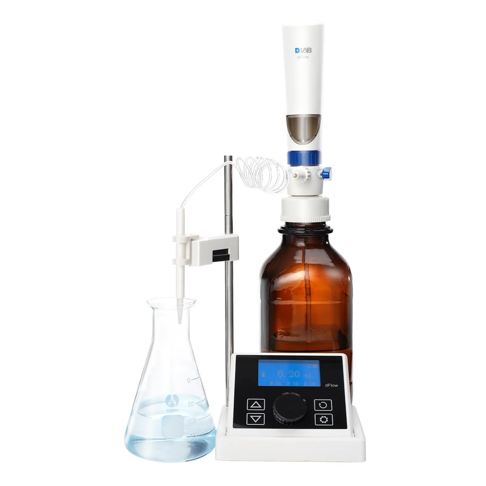 Elektronik Şişe-Üstü Dispenser (TFT, Adım Motorlu) · dFlow · DLAB