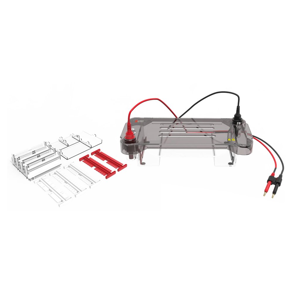 Yatay Elektroforez Tankı · Jel 12×12, 12×6, 6×12 ve 6×6 cm — DL-SUB02 · DLAB