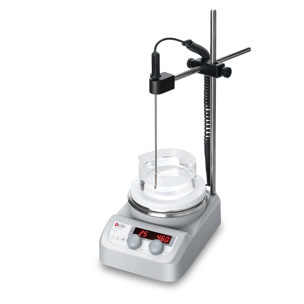 Isıtmalı Manyetik Karıştırıcı · LED dijital, paslanmaz tabla — MS-H280-Pro · DLAB