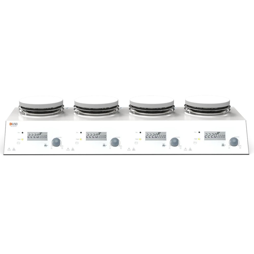 Isıtmalı Manyetik Karıştırıcı · 4-kanallı LCD dijital — MS-H280-S4 · DLAB