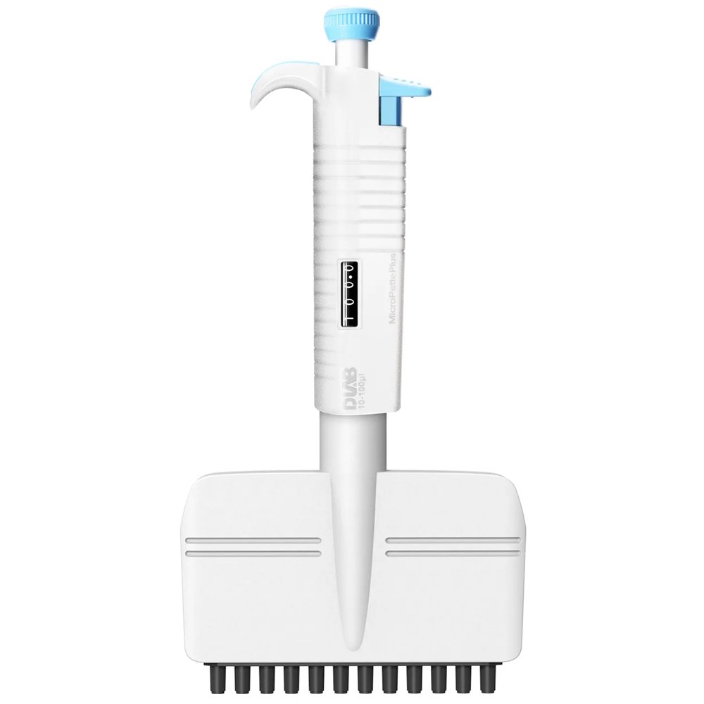 Ayarlanabilir Hacimli Mekanik Pipet (12 Kanal) 0,5–10 µL · 7041304004 · DLAB MicroPette Plus