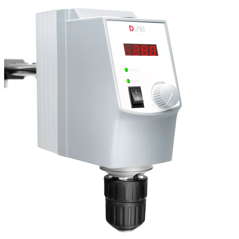 Üstten Mekanik Karıştırıcı Paketi · 40 L, LED Dijital, Karıştırma Ucu + Stand Dahil — OS40-S · DLAB