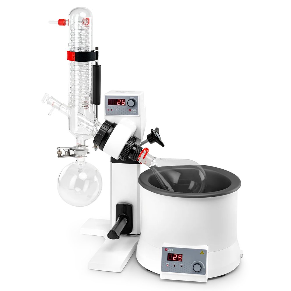 Döner Evaporatör Paketi · Dik Cam Takım, 1.700 cm² Kondansör — RE100-S · DLAB