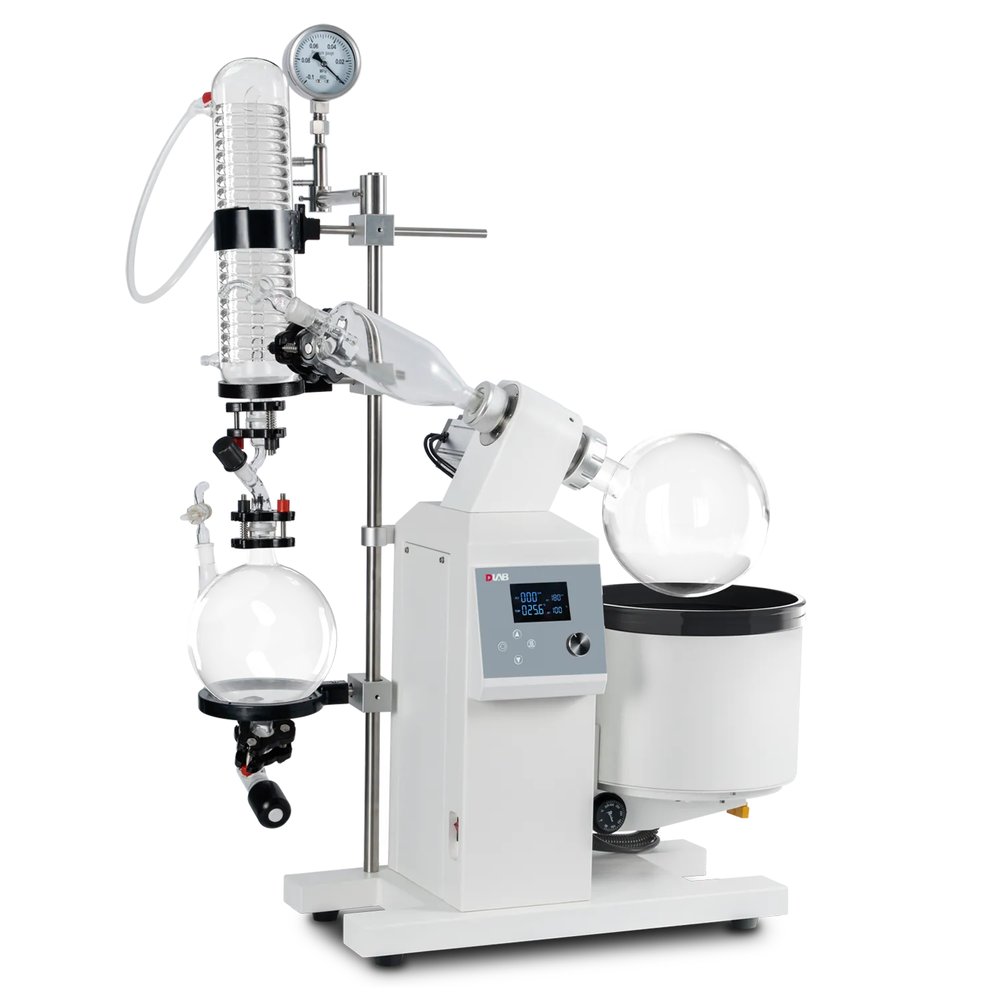 Rotary Evaporatör · 5 L, LCD, su-banyolu — RE500-E · DLAB