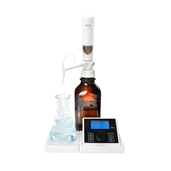 Dijital Büret (Titrasyon) · 0,01–99,99 mL, 10 µL Çözünürlük, Manyetik Karıştırmalı — dTrite · DLAB