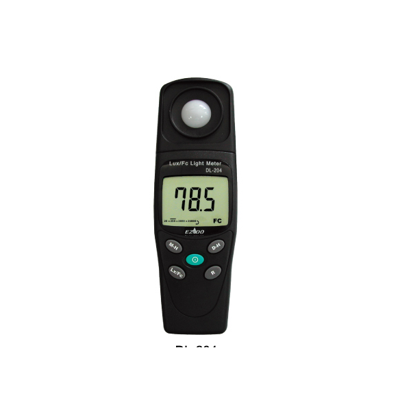 GOnDO DL-204 Lüks/Footcandle Işık Ölçer (200–200.000 Lux · 4 kademe) · DL-204