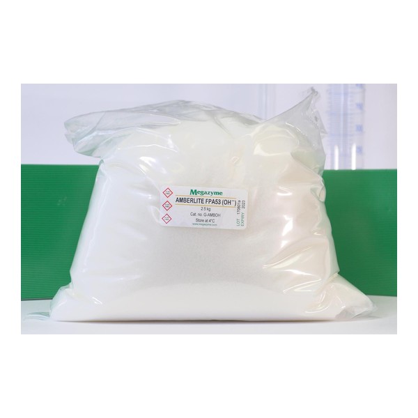 Amberlite FPA OH⁻ İyon Değişim Reçinesi 2.5 kg · G-AMBOH · Megazyme
