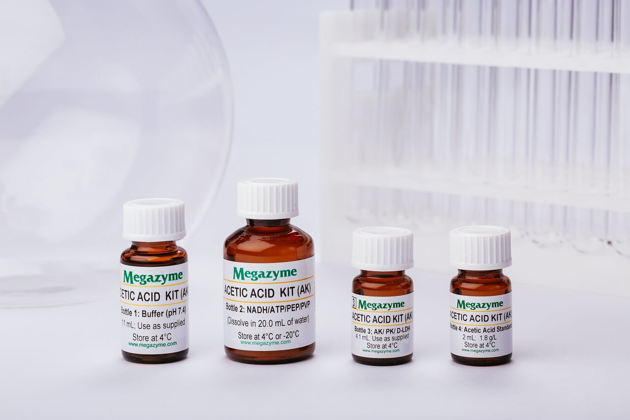 Test Kiti · Acetic Acid (AK; analyser format) — K-ACETAK · Megazyme