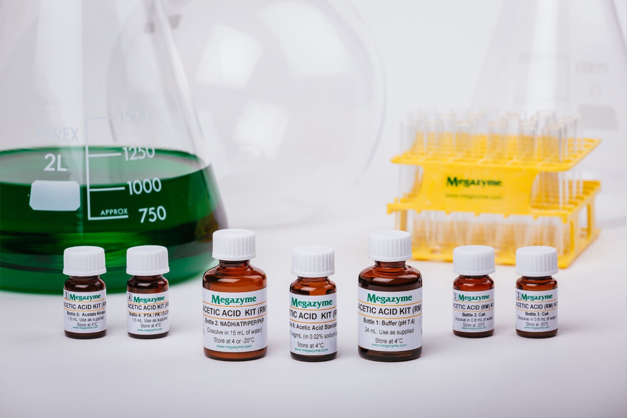 Test Kiti · Acetic Acid (AK; rapid manual — K-ACETRM · Megazyme