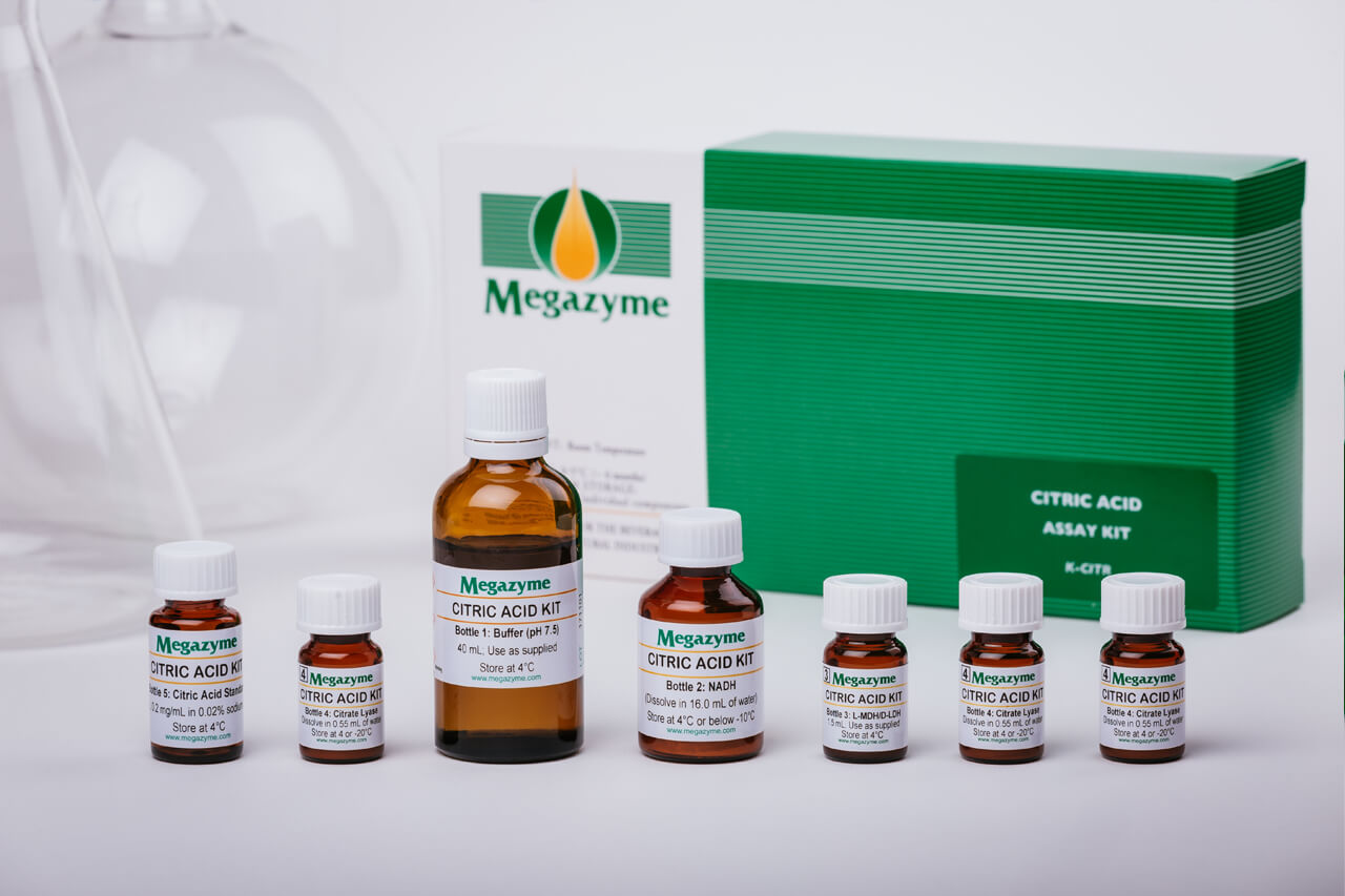 Test Kiti · Citric Acid — K-CITR · Megazyme