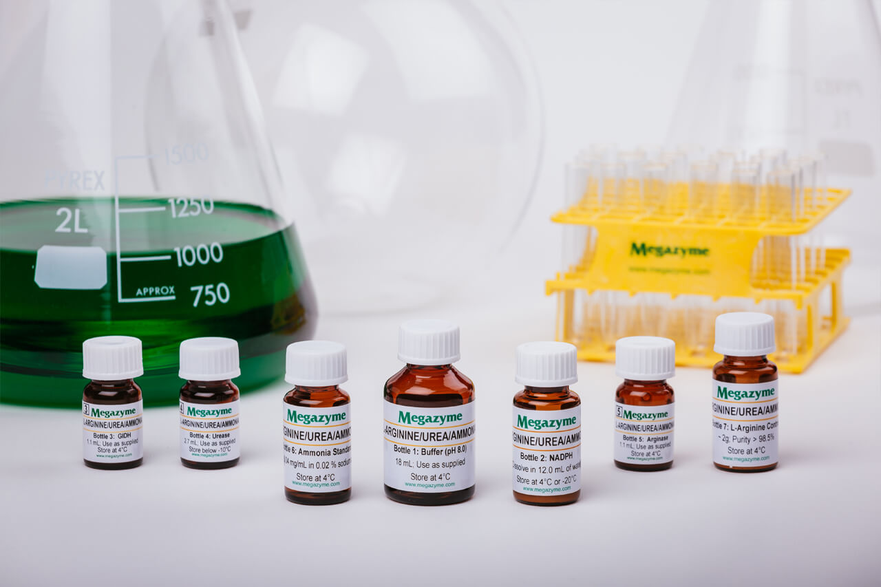 Test Kiti · L-Arginine/Urea/Ammonia (Rapid) — K-LARGE · Megazyme