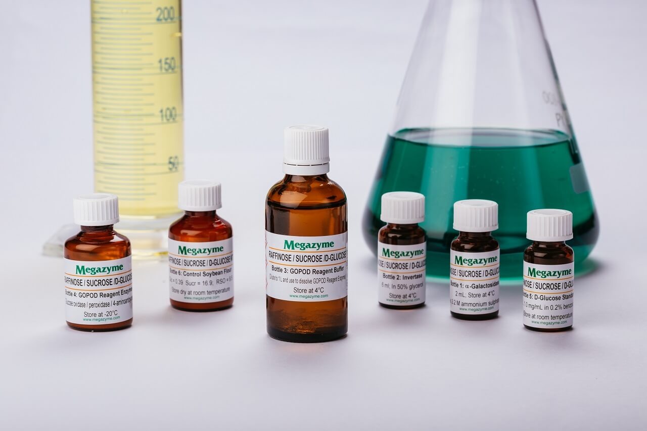 Test Kiti · Raffinose/Sucrose/D-Glucose — K-RAFGL · Megazyme