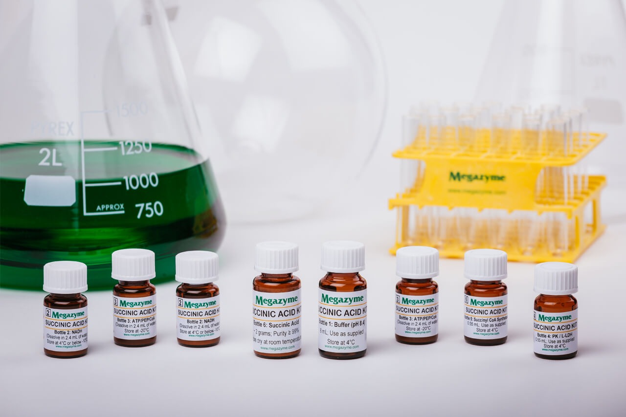 Test Kiti · Succinic Acid — K-SUCC · Megazyme