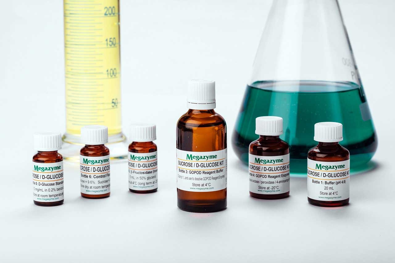 Test Kiti · Sucrose / D-Glucose — K-SUCGL · Megazyme