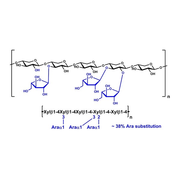 Polisakkarit (substrat/standart) · Arabinoxylan (Wheat Fl:Low Vis) 3g — P-WAXYL · Megazyme