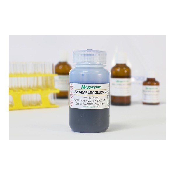 Kromojenik substrat · Azo-Barley Glucan 100ml — S-ABG100 · Megazyme