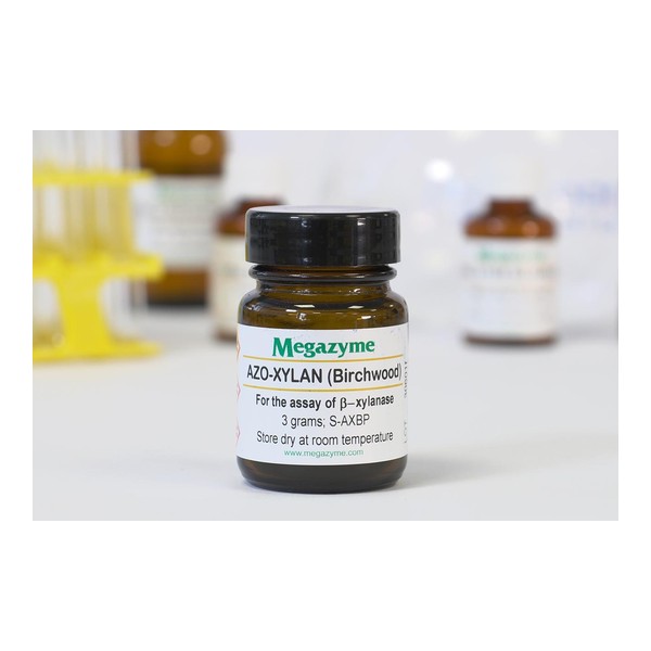 Boya-bağlı (kromojenik) substrat · Azo-Xylan (Birchwood)(powder) 3g — S-AXBP · Megazyme