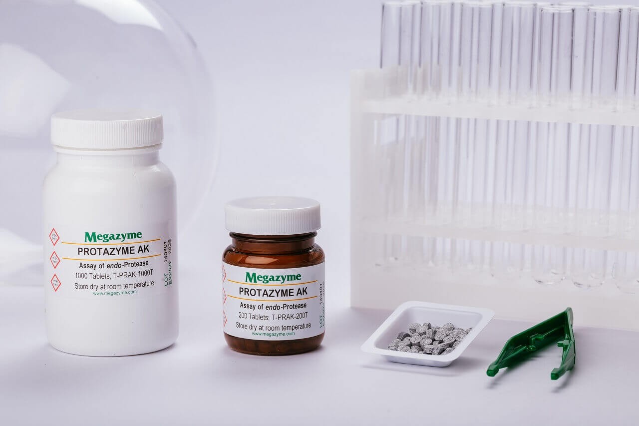 Tablet substrat (enzim aktivite testi) · Protazyme AK - 1000 Tablets — T-PRAK-1000T · Megazyme