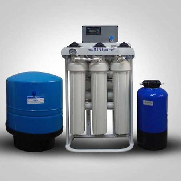 Saf Su Cihazı (Tip-2/3 Saf, 60 L/saat) — COMPACT RO DI · MINIPURE
