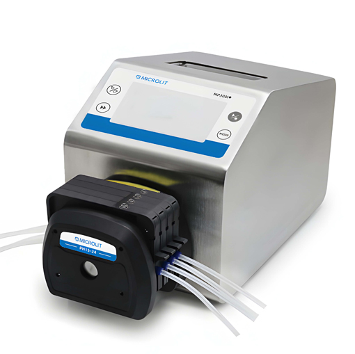 Peristaltik Pompa · 0,1-150 RPM, Paslanmaz Çelik Gövde — Clever Flow MP100C · Microlit