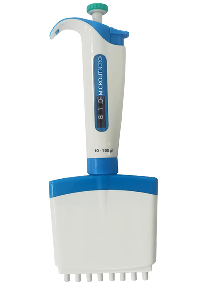 Mikropipet · 5-50 µl Değişken Hacim, 8 Kanal (UniCal®) — NERO · Microlit