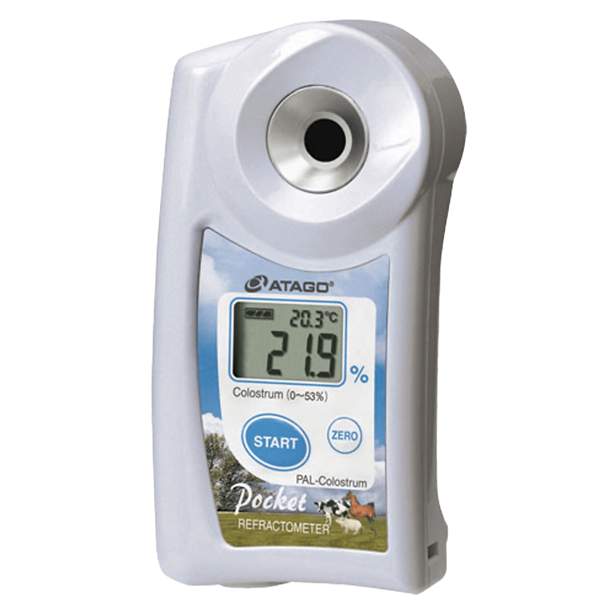 Dijital El Refraktometresi · Kolostrum (Brix→IgG) 0-53 %, ATC 10-100°C — PAL-Colostrum · Atago