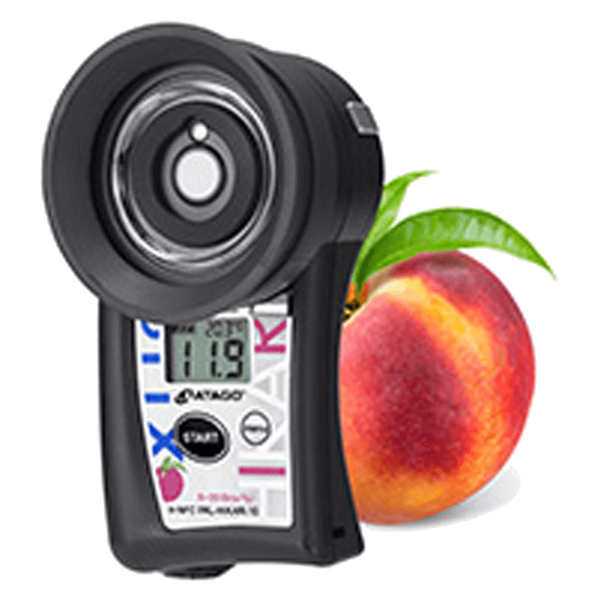 Kızılötesi (IR) Cep Brix Ölçer · non-destructive Şeftali 8,0–20,0 %, ±1,5 % — PAL-HİKARi 10 · Atago