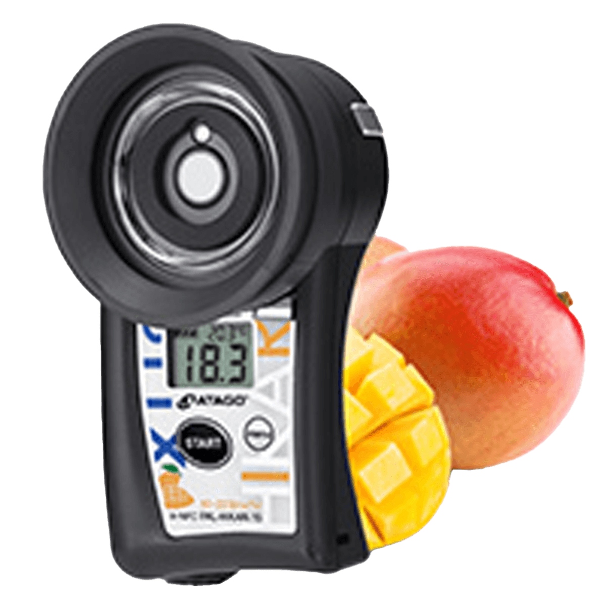 Kızılötesi (IR) Cep Brix Ölçer · non-destructive Mango 10,0–22,0 %, ±1,5 % — PAL-HİKARi 15 · Atago