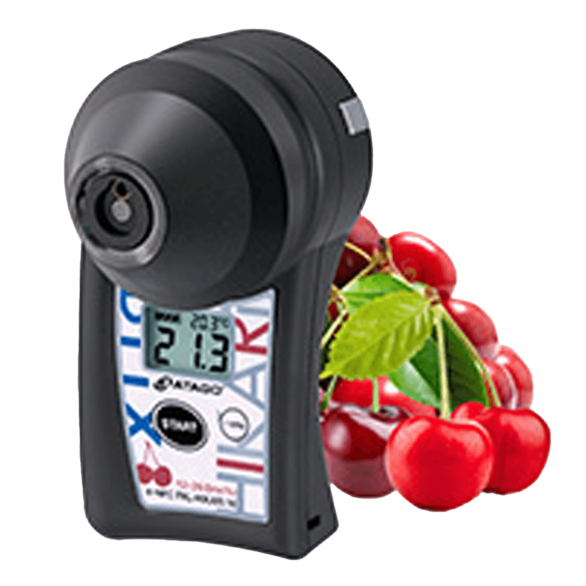 Kızılötesi (IR) Cep Brix Ölçer · non-destructive Kiraz 12,0–26,0 %, ±1,5 % — PAL-HİKARi 16 · Atago