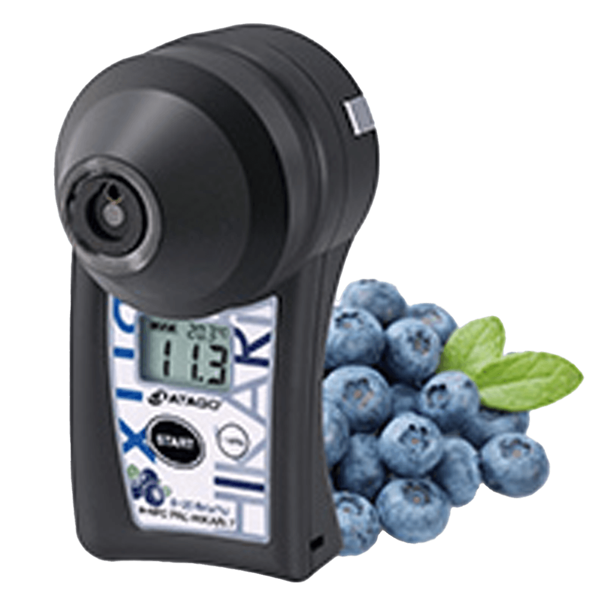 Kızılötesi (IR) Cep Brix Ölçer · non-destructive Yaban mersini 8,0–20,0 %, ±2,0 % — PAL-HİKARi 7 · Atago