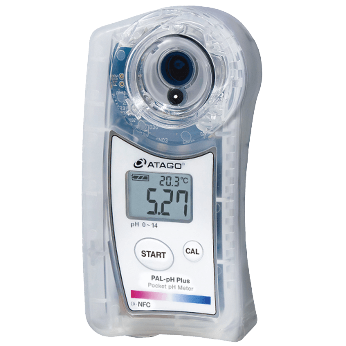 Cep Tipi Dijital pH Metre · 0-14 pH, ±0,10, minimal numune, ATC — PAL-pH Plus · Atago