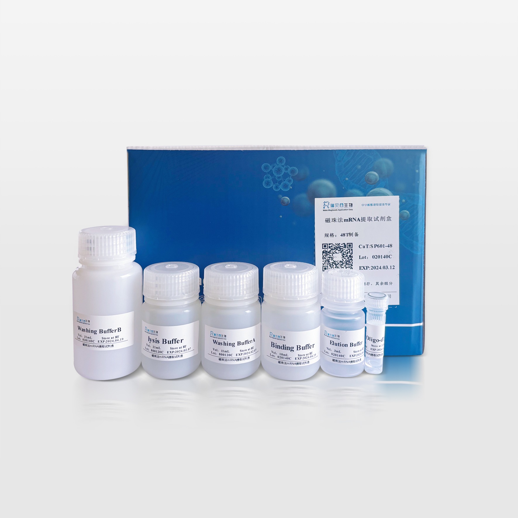 Manyetik Boncuk Kiti · mRNA Purification kit — SP601 · Rebeads