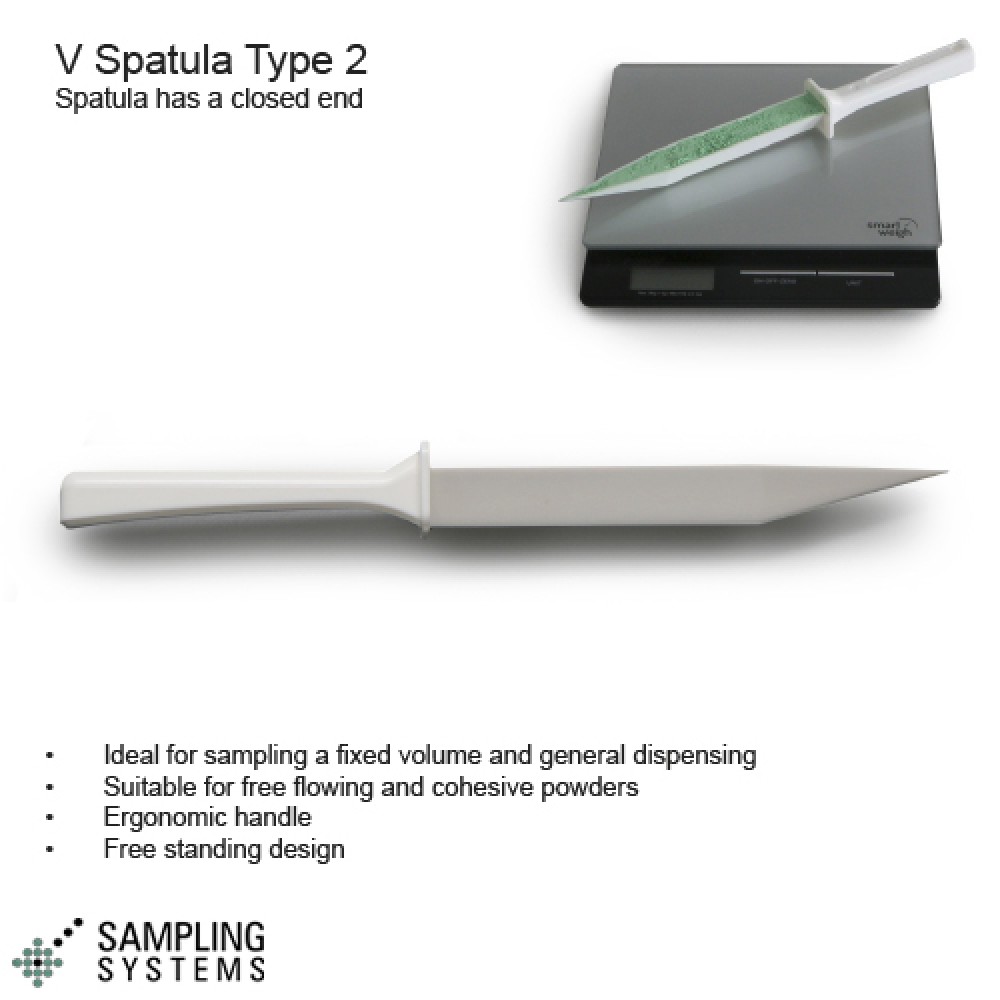 Tek-Kullanımlık V-Spatula (Type 2 (kapalı uç)) · 250 mm — 8115A-250 · Sampling Systems