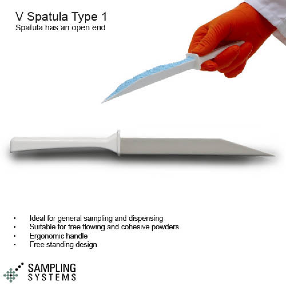 Tek-Kullanımlık V-Spatula (Type 1 (açık uç)) · 100 mm — 8440N-100S · Sampling Systems