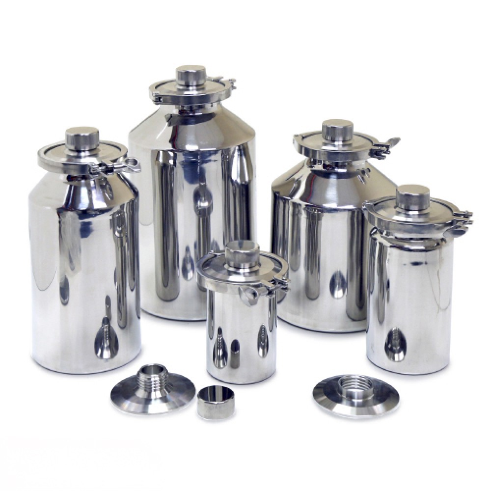 GL45 Dişli Paslanmaz Kap 5 L — A418-5 · Sampling Systems
